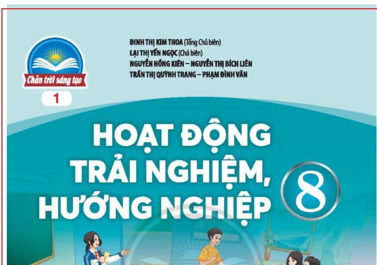 SÁCH GIÁO KHOA HĐTN 8 CHÂN TRỜI SÁNG TẠO_Miễn phí